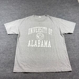 The Cotton Exchange Shirt Men's XL University of Alabama Gray Made in USA Bama